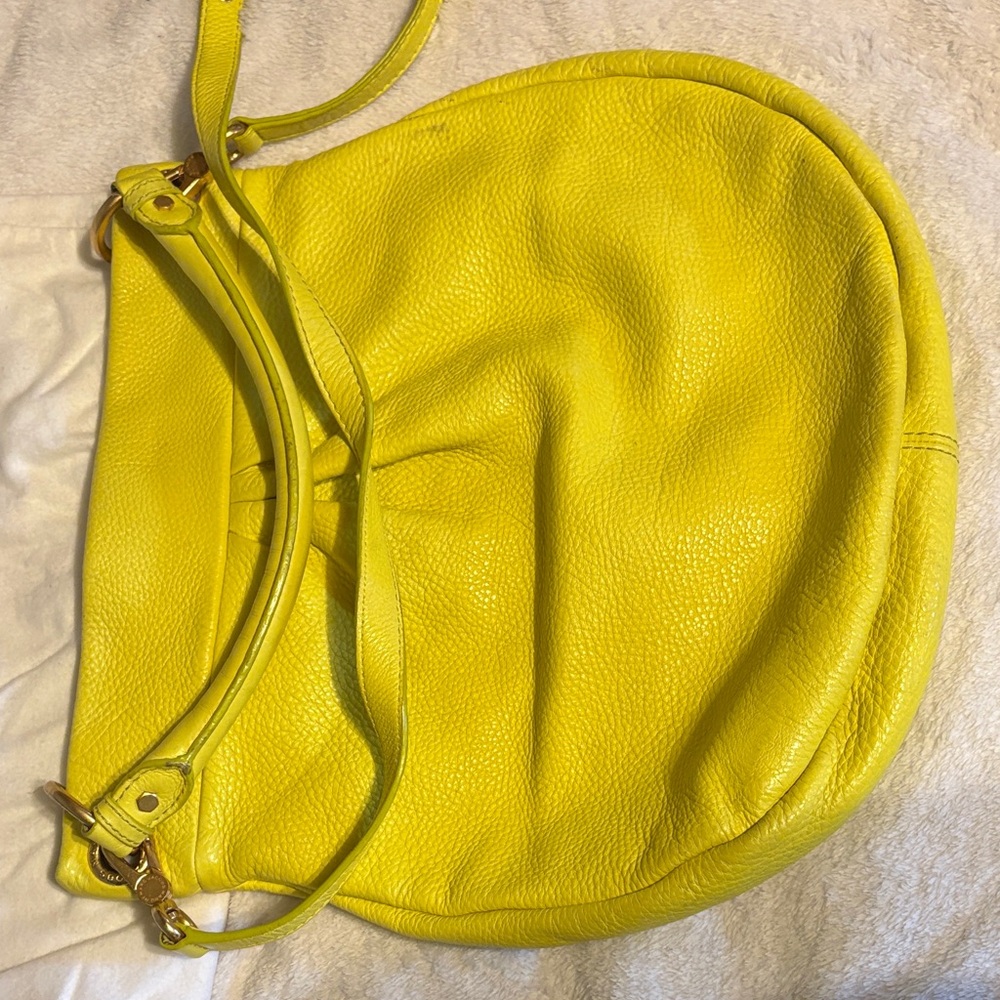 Marc Jacobs Vibrant Yellow Hobo Bag - Picture 2 of 7